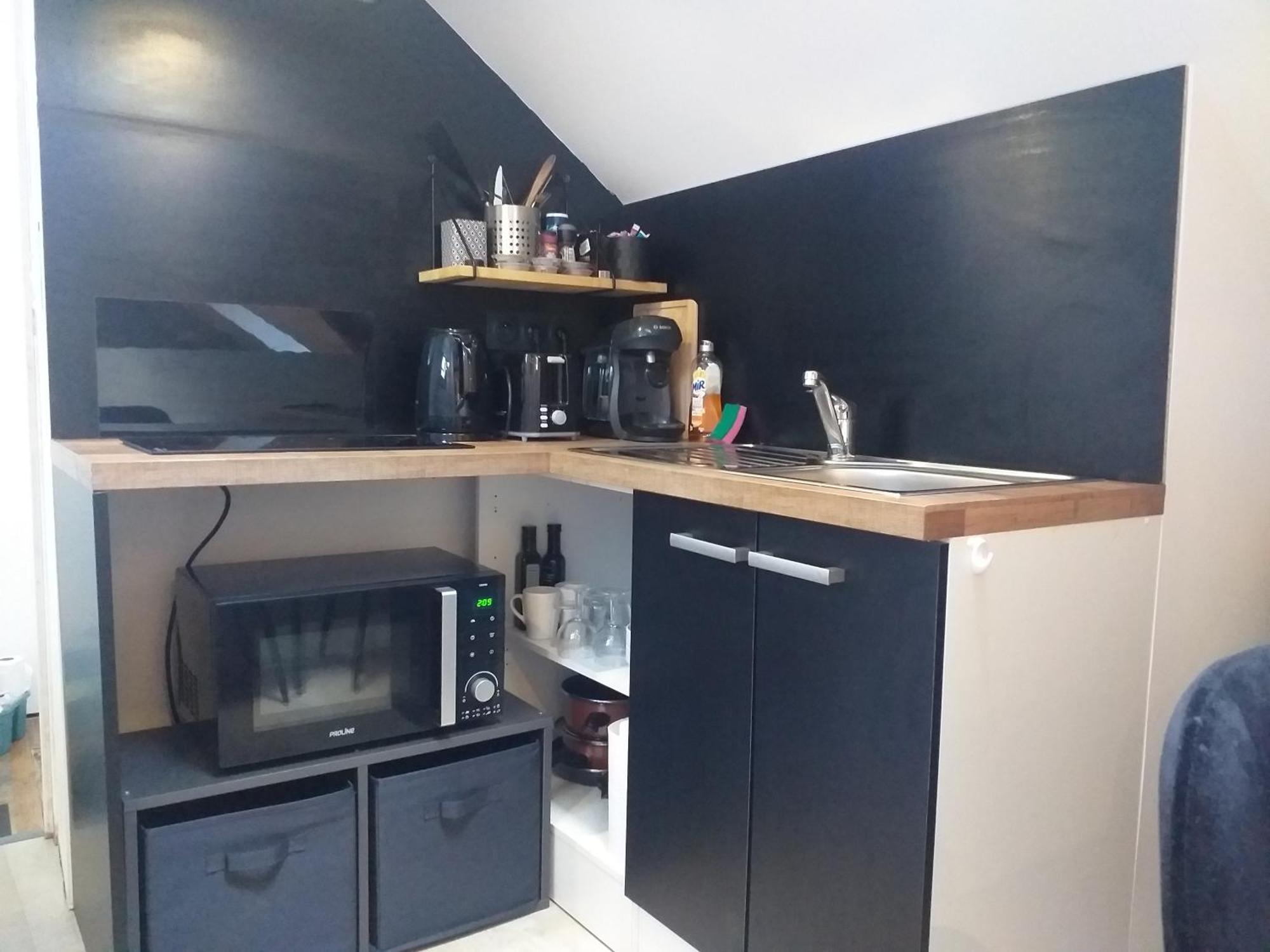 Les Volets Bleus - Deux Appartements Et Un Studio, Jardin Bourges Pokoj fotografie